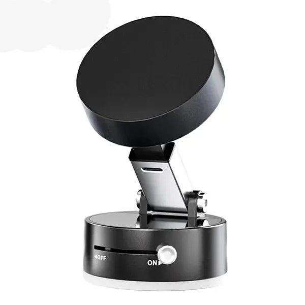 Vacuum Suction Magnetic Mobile Holder | Adjustable Foldable Car & Home Phone Stand