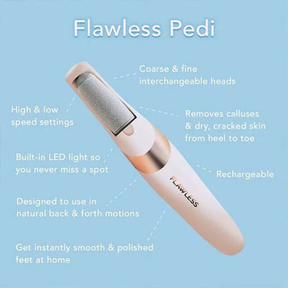 Electric Rechargeable Foot Smoother - Professional Callus & Dead Skin Remover